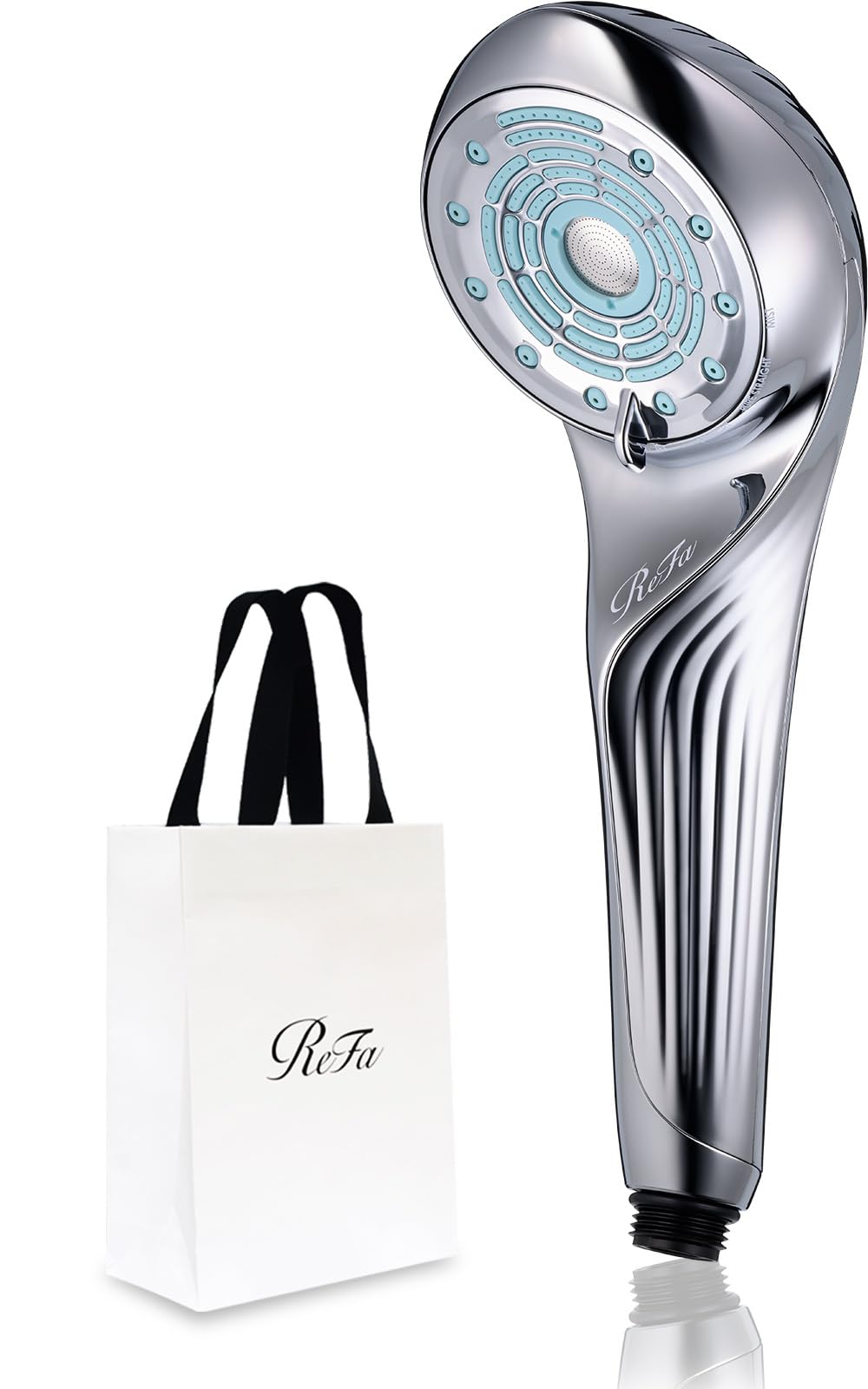 

магазин ReFa FINE BUBBLE FINE BUBBLE U Silver Душевая головка с шоппером Nano bubble bath supplies Bath Новая модель [Официально] U/ReFa серебряный