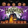 Spooky Decoration Gothic House Halloween Party Banner Photo Prop Material Haunted House Banner For Photo Shoot Costume Party