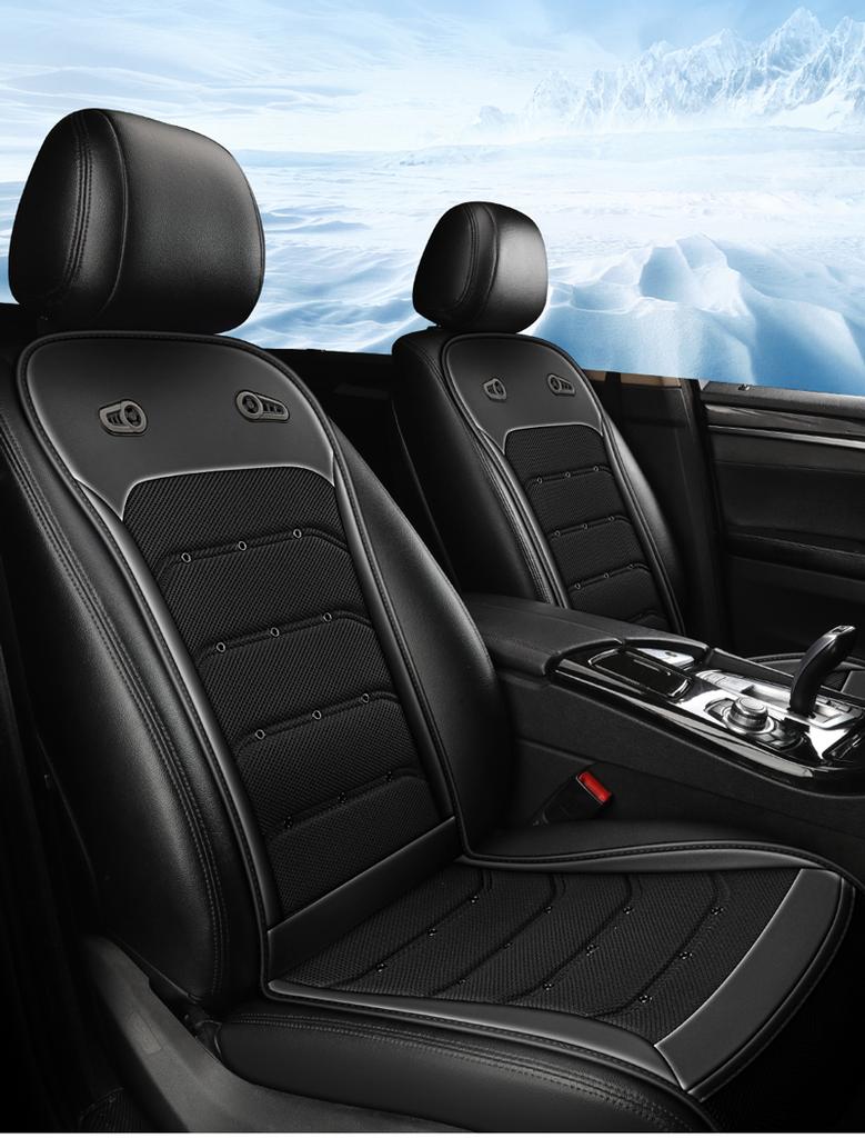 2025 New Dual Cooling Air Conditioning Cushion Summer Ventilation Breathable Seat Pad Car Seat With Hair Dryer And Cooling Pad