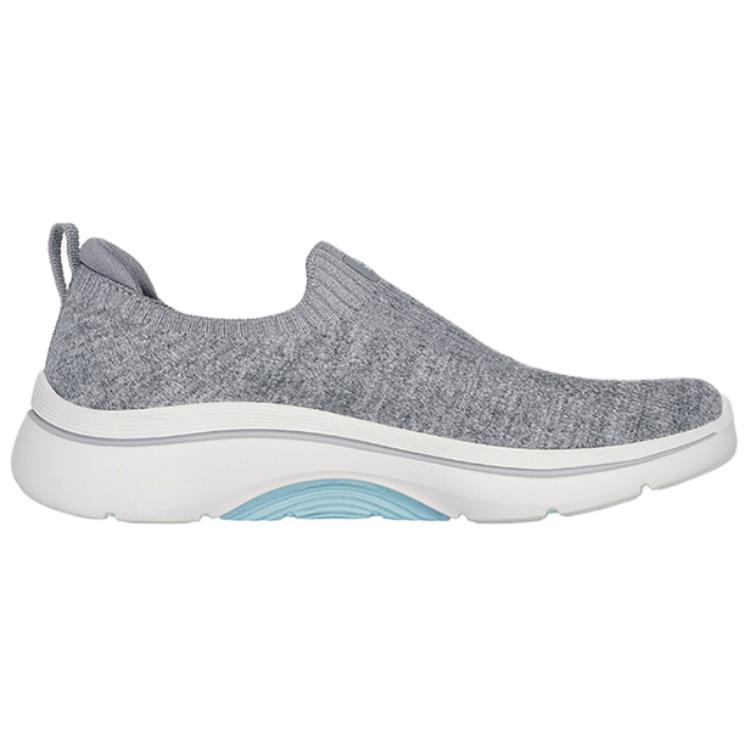 Skechers Gowalk Wygodne Niskie Codzienne Buty Damskie Sneakersy Szare 125322-GYTQ