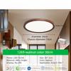 Walnut Bedroom Ceiling Lamp Eye Protection Children's Room Light Corridor Balcony Light Retro Ultra-Thin LED Ceiling Light