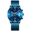 CRRJU 2273 Hight Quality Custom Brand Mens Clock Costume Mesh Band Water Resistant Chronograph Low Moq Sports Watch Design