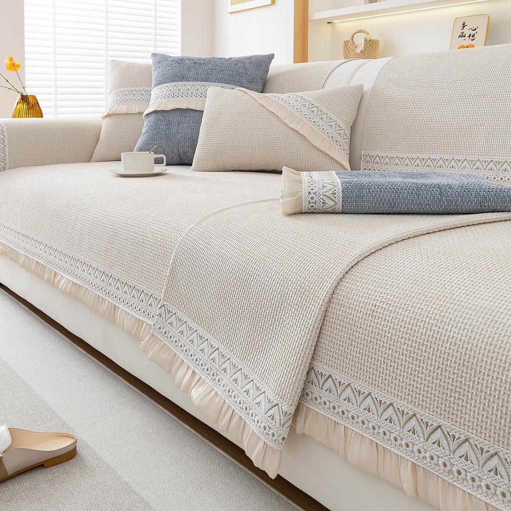 Chenier Sofa Cushion Is Universal In All Seasons  New Home Light Luxury High-End Feeling Cover Non-Slip Sofa Seat Cushion