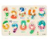 Kid Montessori Educational Multiple Geometric Shape Color Sorter Puzzle Wooden Board Puzzle Game Toys for Children Baby Gifts