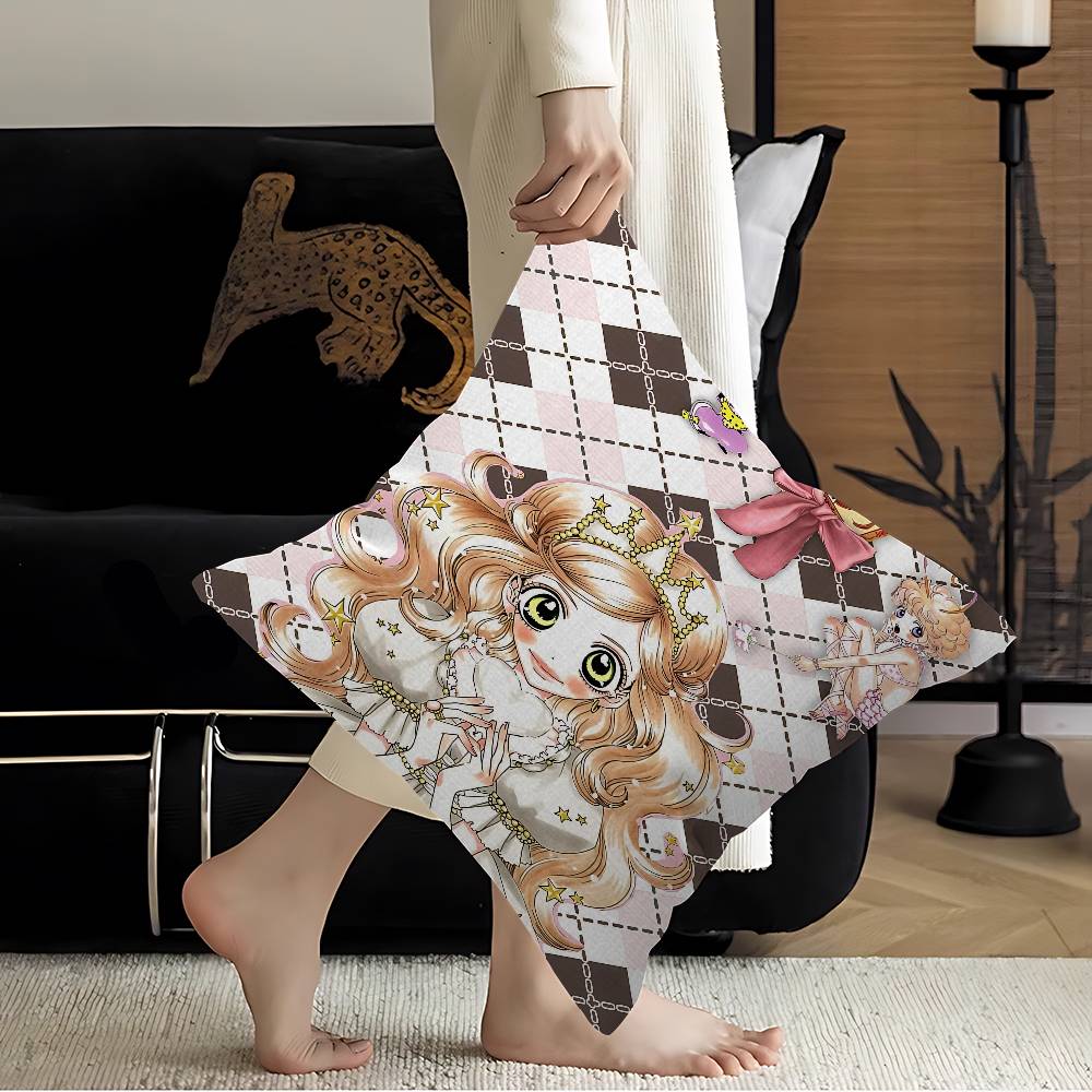 Anime Sugar Sugar Rune Kissenbezug Polyester Sofakissen Dekorative Wurfkissen Heimdekoration Kissenbezug