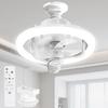 ATOPSUN LED stropní ventilátor se světlem s 36W E26 automatickým prouděním vzduchu DC plynulá změna barvy a světla Časovač proudění vzduchu Vhodný pro tatami rohože m2 Tichý stropní Snadný