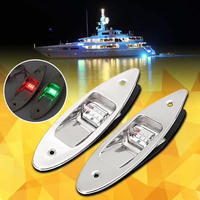 LED Stern Light 8-30V All Round Stainless Tubing Boat Yacht Marine