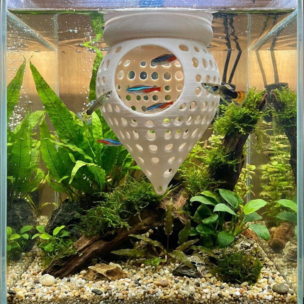 Hideout Floating Fish Hammock 3D Printed Aquarium Resting Platforms  Fish Breeding