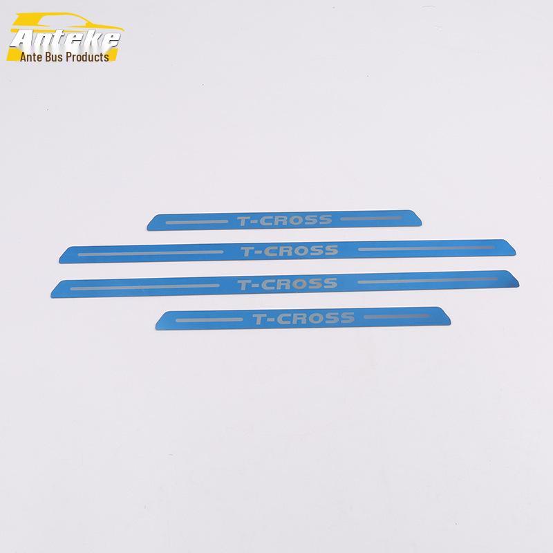 T-CROSS 19 Zierleistensatz: Einstiegsleisten, Stoßfänger Kofferraum Willkommen Pedal Aufkleber