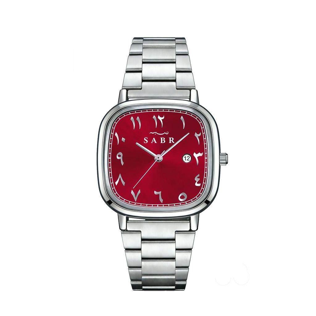 Sabr Square Quartz Watch Men'S Calendar Simple Business Waterproof Light Luxury Premium Watch