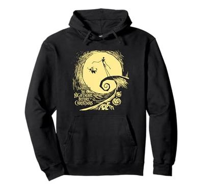 Disney The Nightmare Before Christmas Jack Zero Brust Poster Hoodie