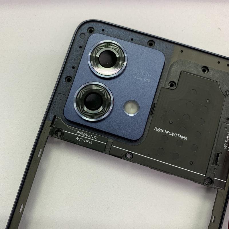 Middle Frame For Motorola Moto G84 Housing Middle Frame Case With Power Volume button+Camera Lens + Tools Repair Parts