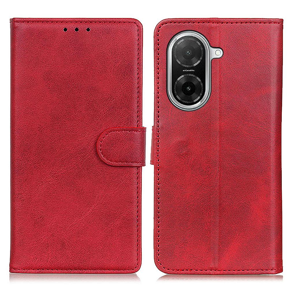 For Xiaomi Poco C71 4G/Redmi A5 4G (171.7*77.8*8.3mm) Case Cowhide Texture Leather Wallet Stand Phone Cover