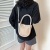 Trendy Summer Korean Style Woven Bag In Beige And Brown For Casual Outings