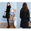 Herbst Winter Damen Wollmantel