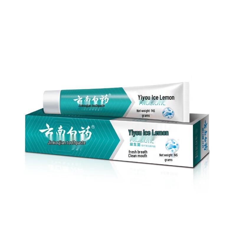 

Yunnan Baiyao Probiotic Ice Lemon Toothpaste (3-Pack)