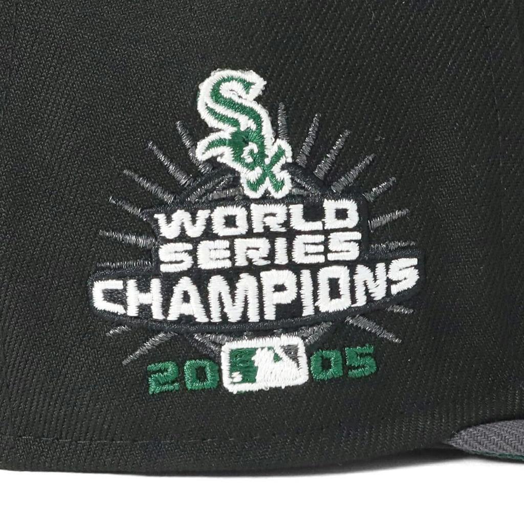 New Era 59FIFTY Cap MLB Chicago White Sox CWS with Side Patch and Under Exclusive to and Also 59FIFTY with side patch and SOX SOX flat Stylish