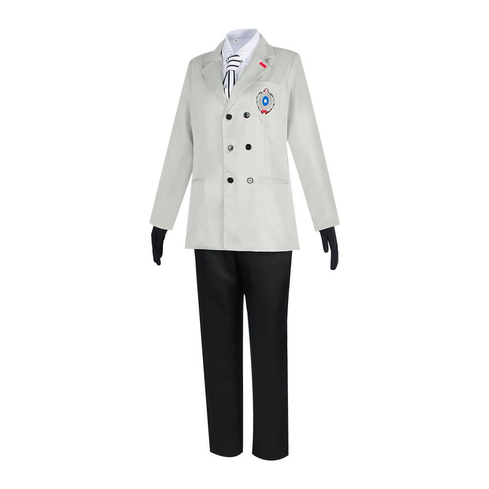 Goro Akechi Cosplay Outfit Polyester Anime Kostüm Für Halloween Und Rollenspiele**