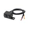 Waterproof Dual-Color Spotlight Switch for Electric Car Mirror Installation