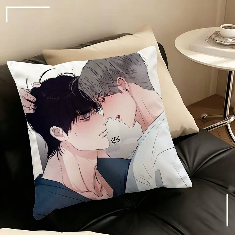 Unsleep Bl Anime Comic Pillow Case for Sofa Living Room Home office Decor Protective Cover