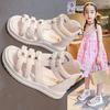 Mädchensandalen Sommer 2025 neue Mode Zehenfrei Prinzessinschuhe mittlere und große Kinder weichsohlige kleines Mädchen Baby Römerschuhe