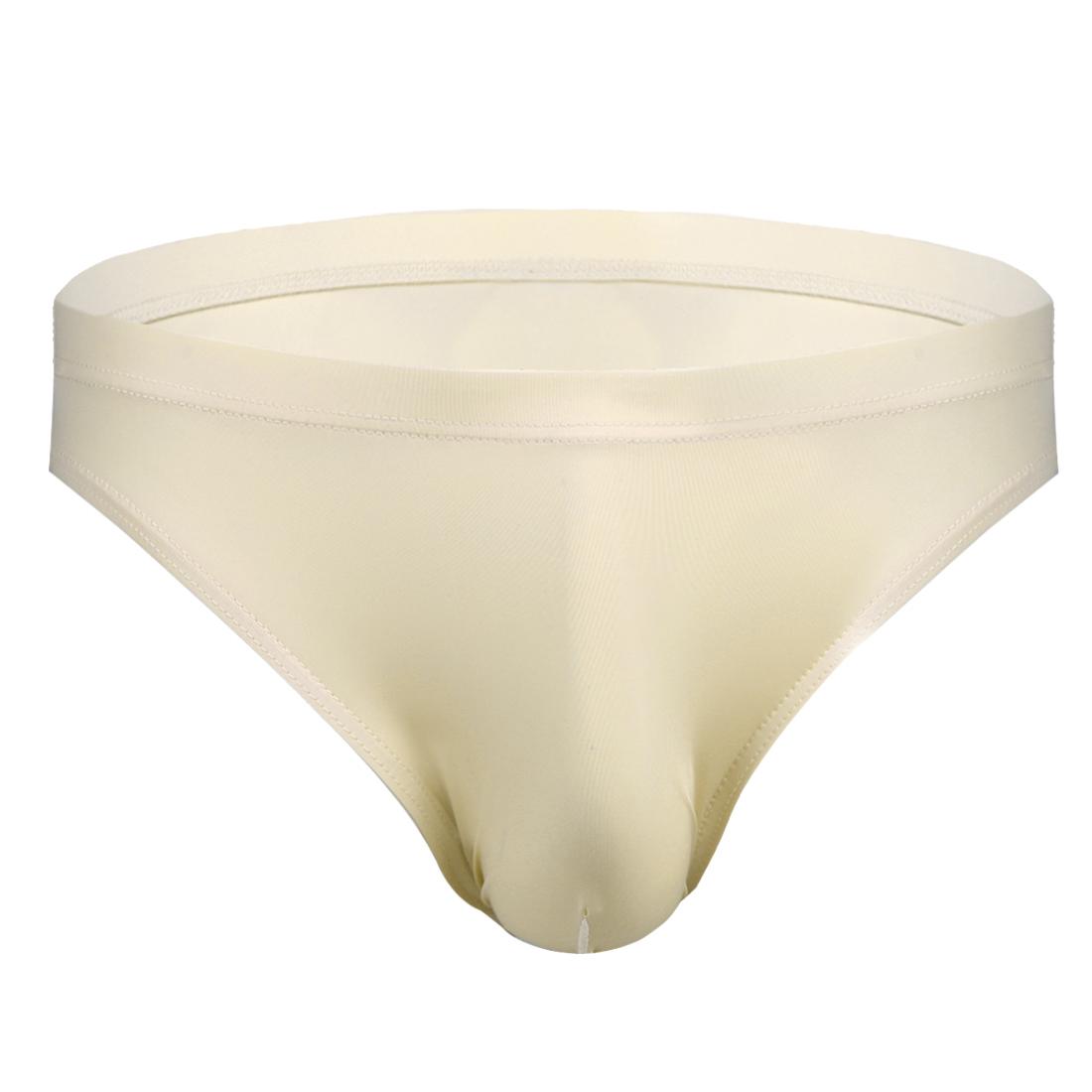 

Мужские однотонные плавки, сексуальные плавки с низкой талией, пляжные шорты для плавания XXL телесный