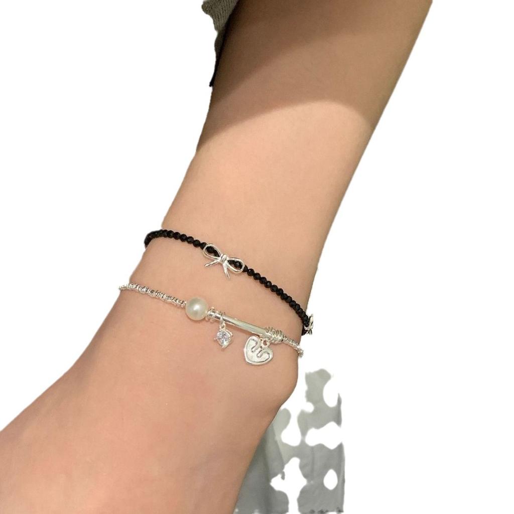 Super Shiny Double Layer Zircon Butterfly Bracelet Light Luxury Simple Fashion Niche Bracelet High-end Versatile New Hand Jewelry