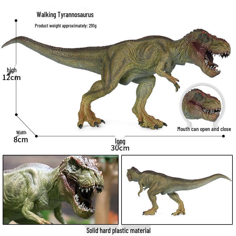 Dinosaur Model Set: T. Rex, Spinosaurus, Mosasaurus, Stegosaurus, Triceratops Cognitive Toys