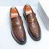 Mens Loafer Slip-On Dress Shoes Business Formal Wedding Office