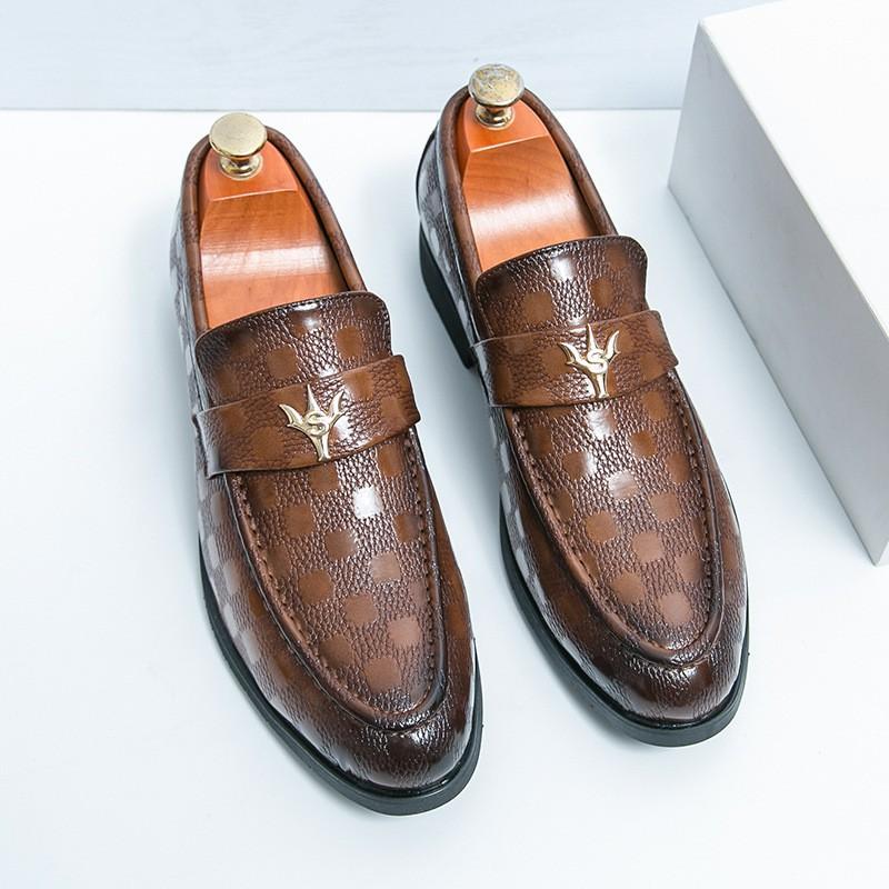 Mens Loafer Slip-On Dress Shoes Business Formal Wedding Office