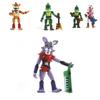 Five Nights At Freddy's Security Breach 5pcs Light-up Action Figures For Kids' Playtime