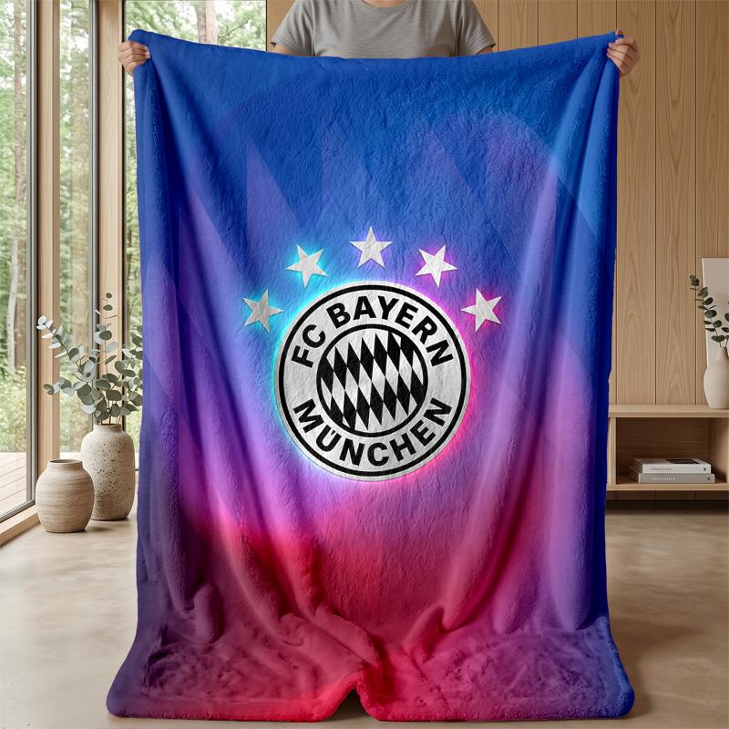 Bayern Munich Soft Flannel Fleece Blanket Lightweight Cozy Warm Throw Blanket For Sofa Bed Home Decor