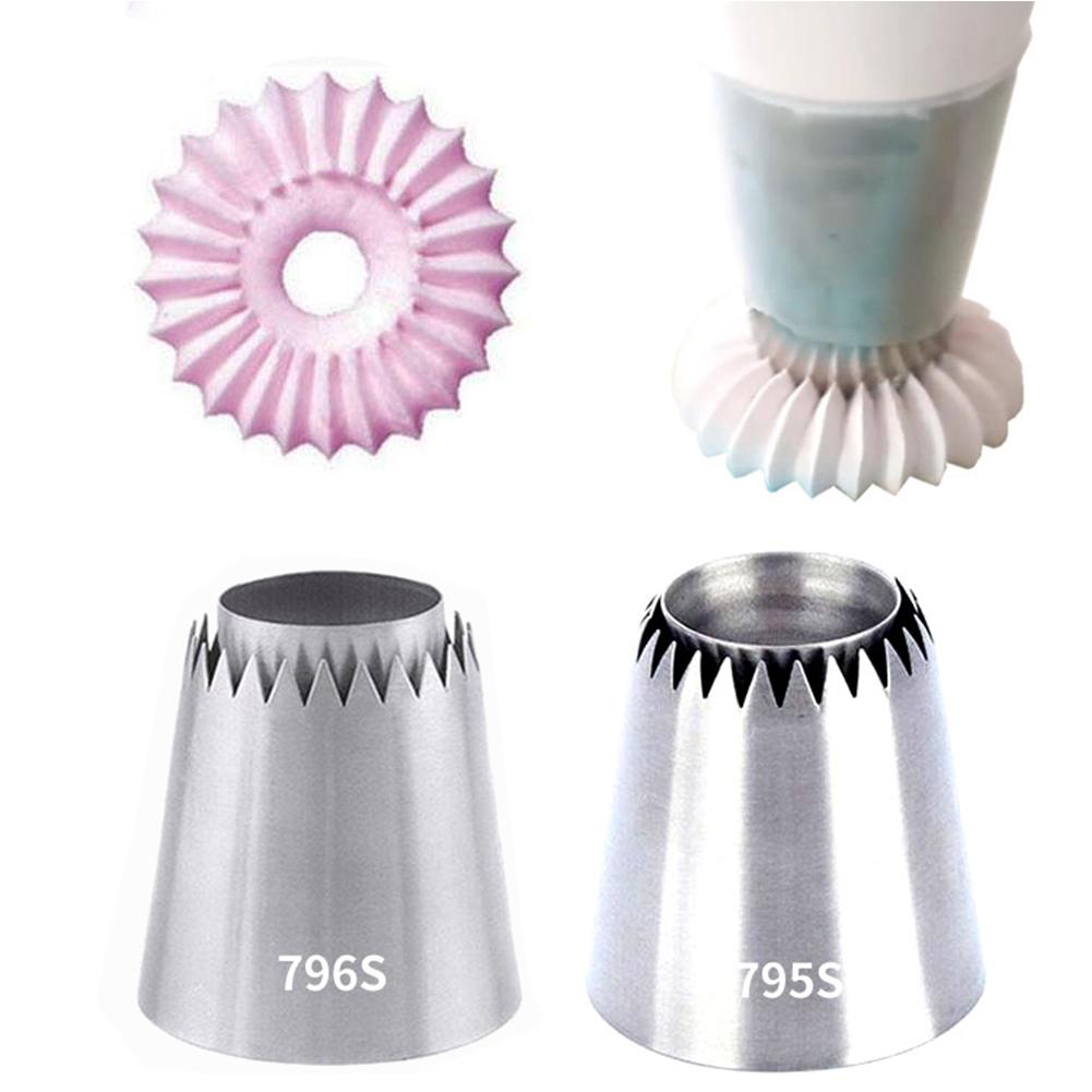 Stainlessl Steel Icing Piping Nozzles Cookie Biscuit Cake Mold Cake Decorating Tools