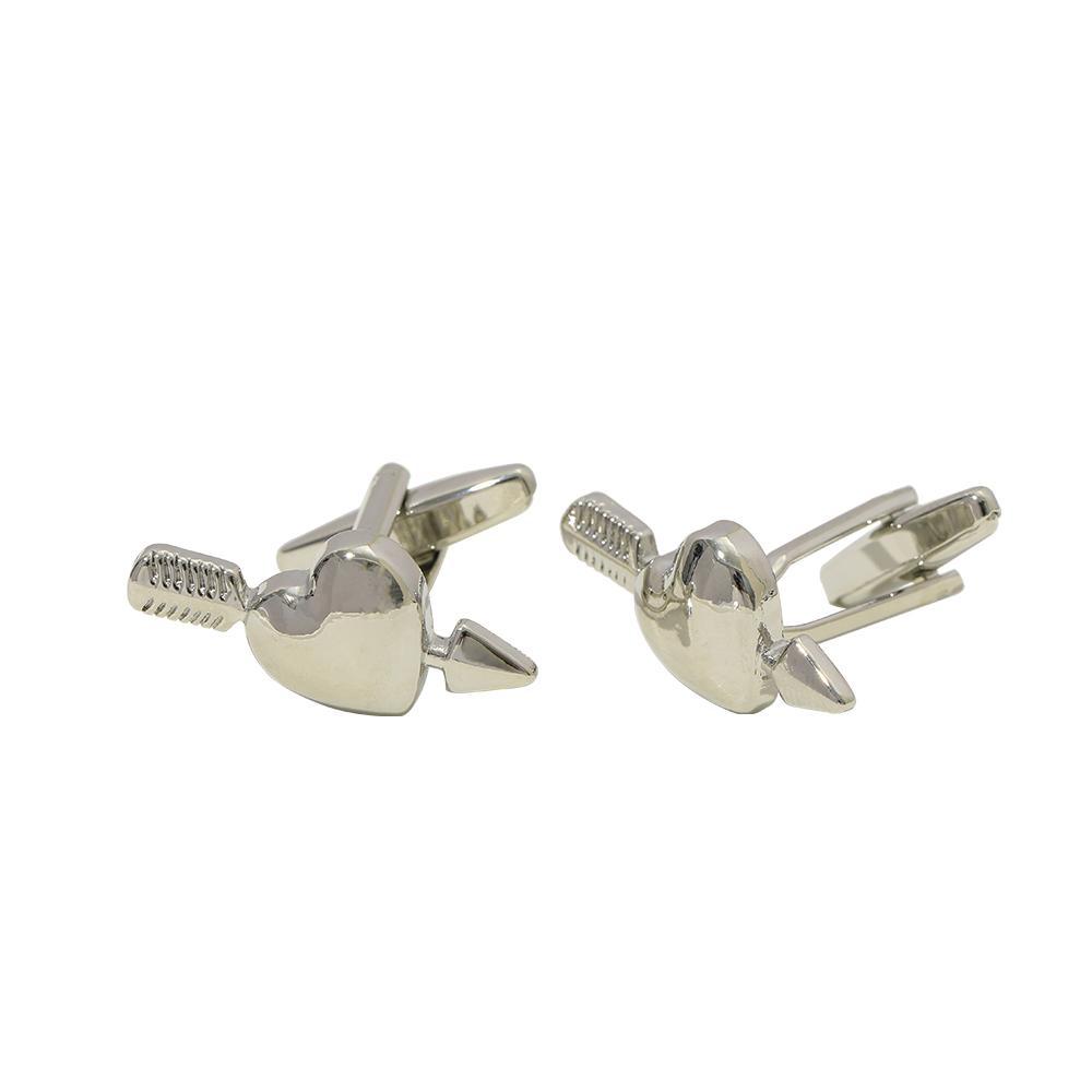 Valentine s Day Cupid Love Struck Heart Arrow Cufflinks