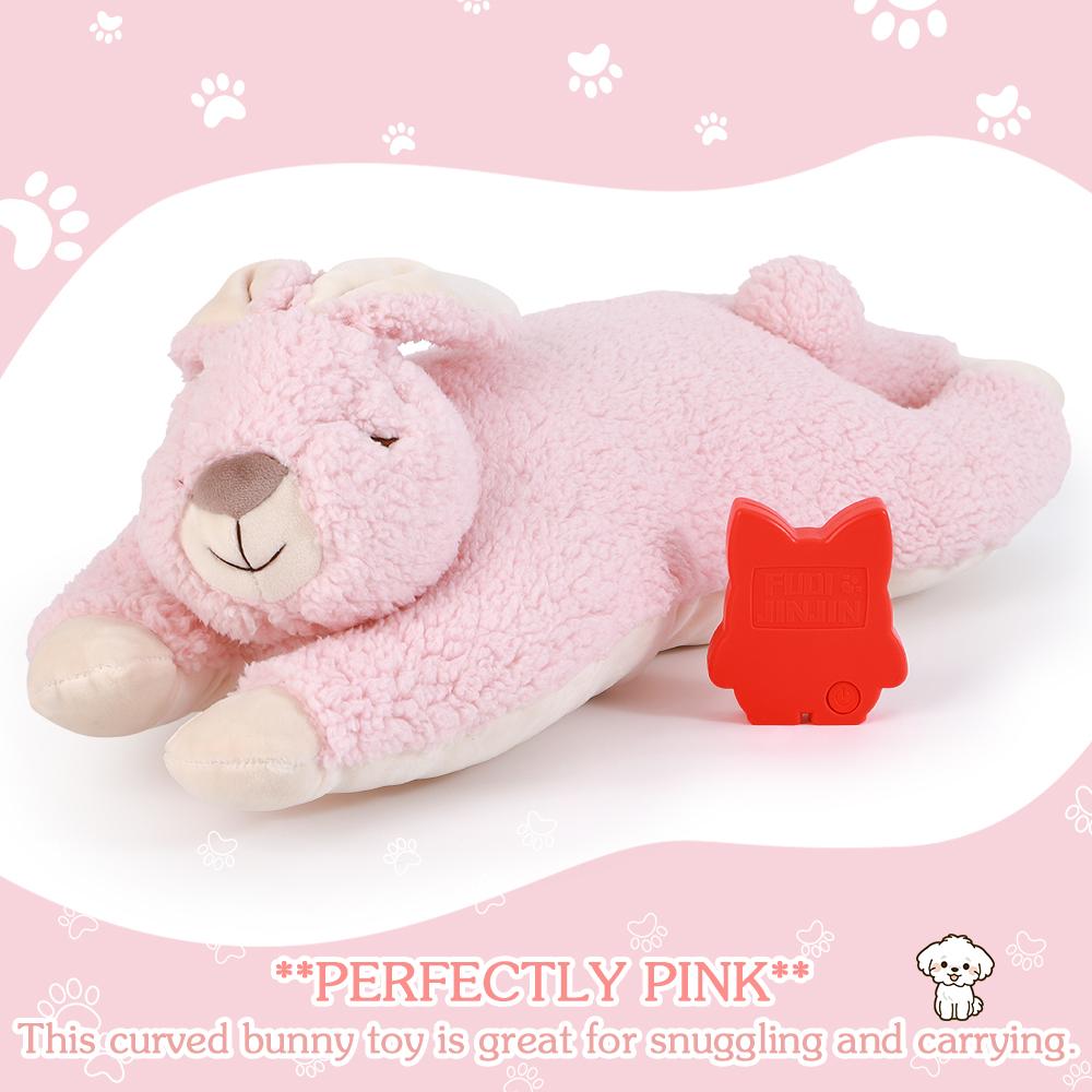 

Игрушка для щенков с сердцебиением кролика, игрушки для щенков с поведенческим эффектом сна у собак и кошек, мягкая игрушка с сердцебиением щенка