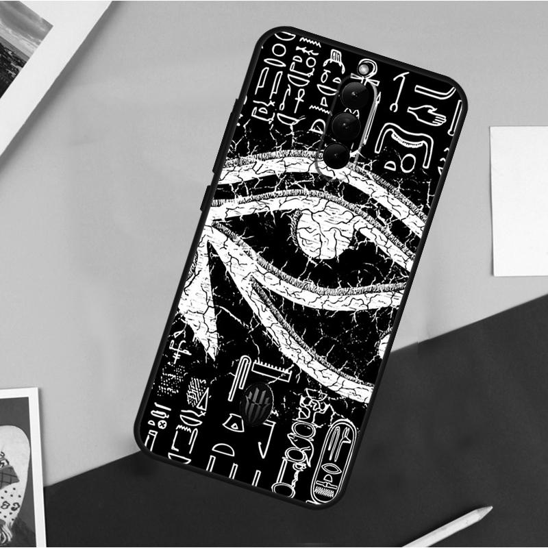 Sacred Eye of Horus Egypt Fresco Case For ZTE Nubia Red Magic 10 Air 5G 6R 6 7 6S 7S Pro 8S 9S 10S 8 9 10 11 Pro Plus Cover