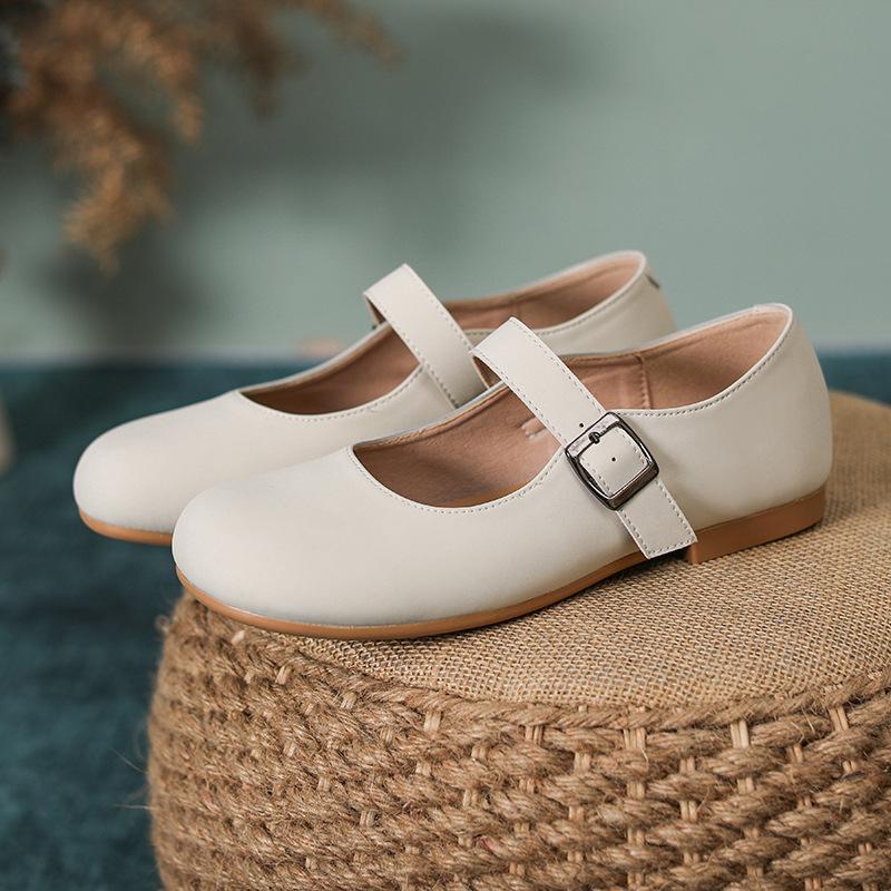 

Yue Xinwang leather flat for Huizhou women s shoes Su Yinyin same single shoes flat casual pregnant women wear soft-soled lazy shoes 34 абрикосовый