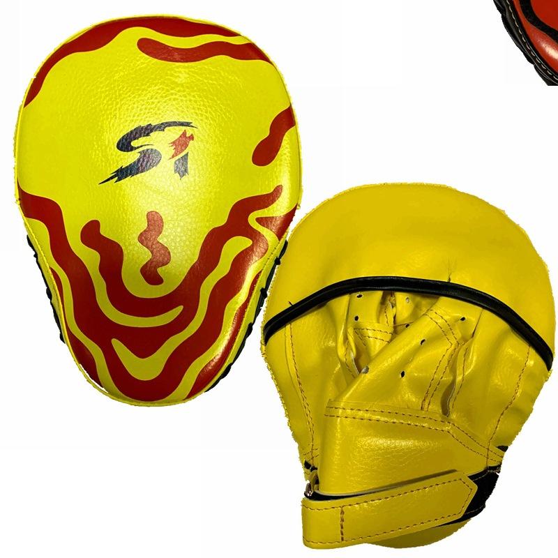 

Sagitar Tiger Pattern Маленькая ST-мишень с изогнутой рукой + мишень с изогнутой рукой + мишень с блоком кулака в виде обезьяны Мишень-боксер с пятью пальцами, удерживающими мишень жёлтый