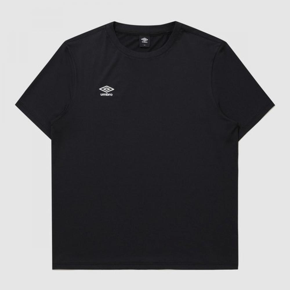 Umbro Basic PolyesTer Spandex Small Logo ShorT Sleeve T shirT Ur121srs14
