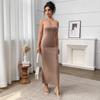 European and American Dresses, Sexy Pure Desire, Slim and Thin Peach Buttocks, Suspender Skirts, High-end Women's Summer Women's Long Dresses