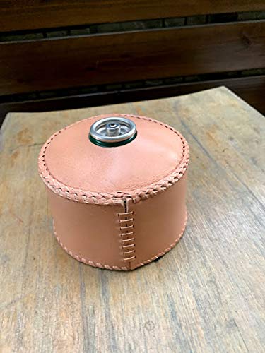 Roost Outdoors [Made from genuine leather] [Intricate double stitching] OD Can Gas Can Cover (Double Stitch Type) Gas Can OD Can Cover Leather Genuine
