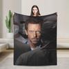 Doctor House Flannel Blanket Winter Soft Throw Blanket for Children Home Decor Graphic Bedspread Sofa Bed Cover