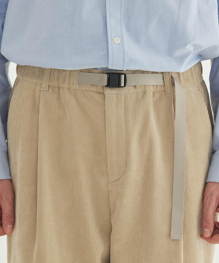 COVERNAT [Easy Pants] Regular Corduroy Pants Navy