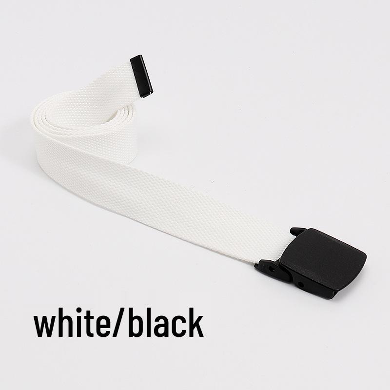 Canvasgürtel im koreanischen Stil mit Farbblockdesign für Studenten, Jugendliche und Outdoor-Aktivitäten