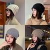 Knitted Winter Hat For Women With Drawstring Ear Flap Warmth Comfort