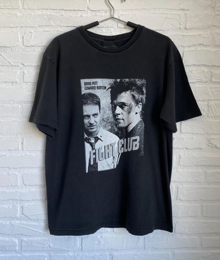 Vintage Fight Club Gift For Fans Black S-5XL Shirt EG361 M