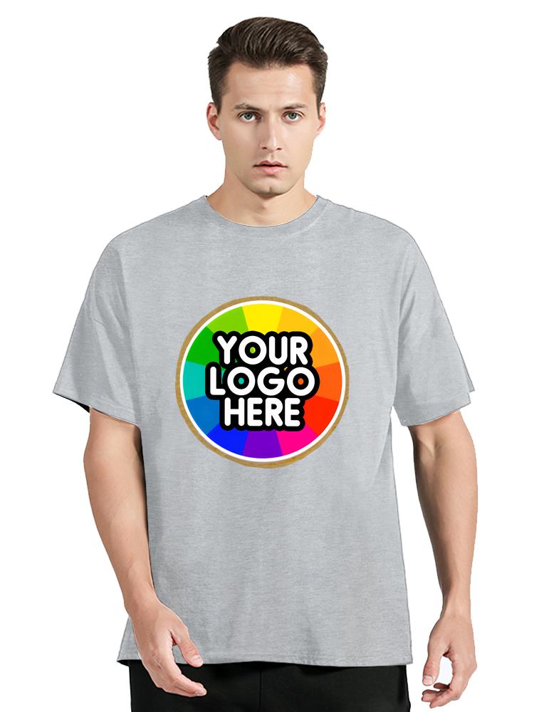 Customized Cotton Printed Your Logo Tshirts Men Short Sleeve Tshirt Women Personality Casual Streetwear Custom Tees Tops