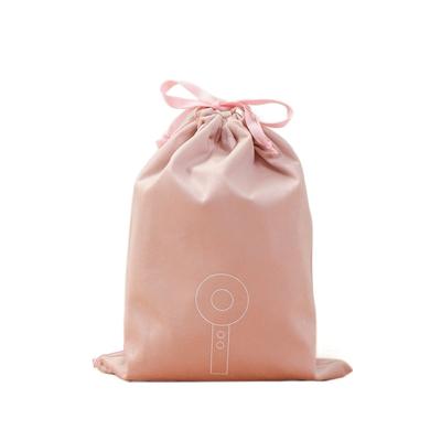 Flannel Hair Dryer Bag Large Capacity Folding Drawstring Storage Bag Dust-poof Space Saving Hairdryer Storage Bag