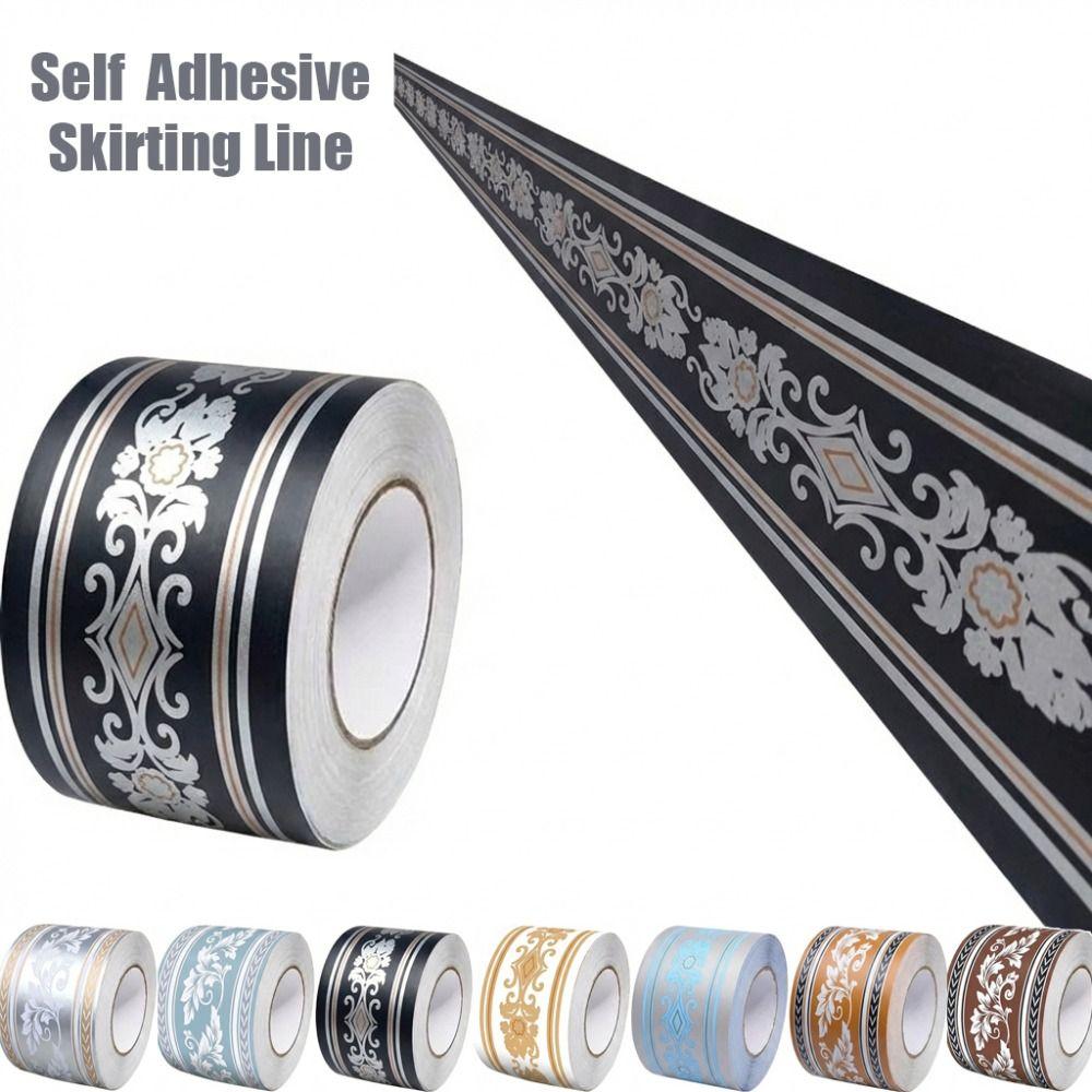 Self Adhesive Wall Base Thickened Wall Sticker Fashion Skirting Line  Home