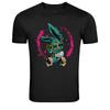 Cool Bunny With Glasses Skulls Cartoon Graphic T-Shirt